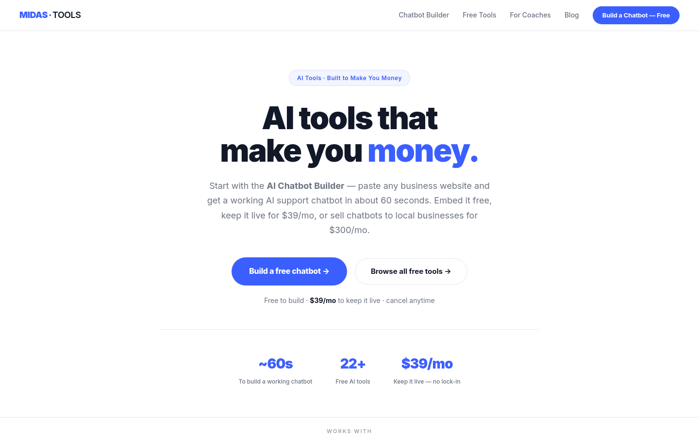Captured Homepage / Lander