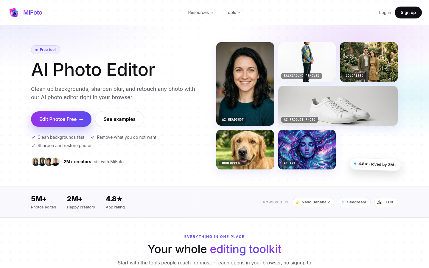 Captured Homepage / Lander
