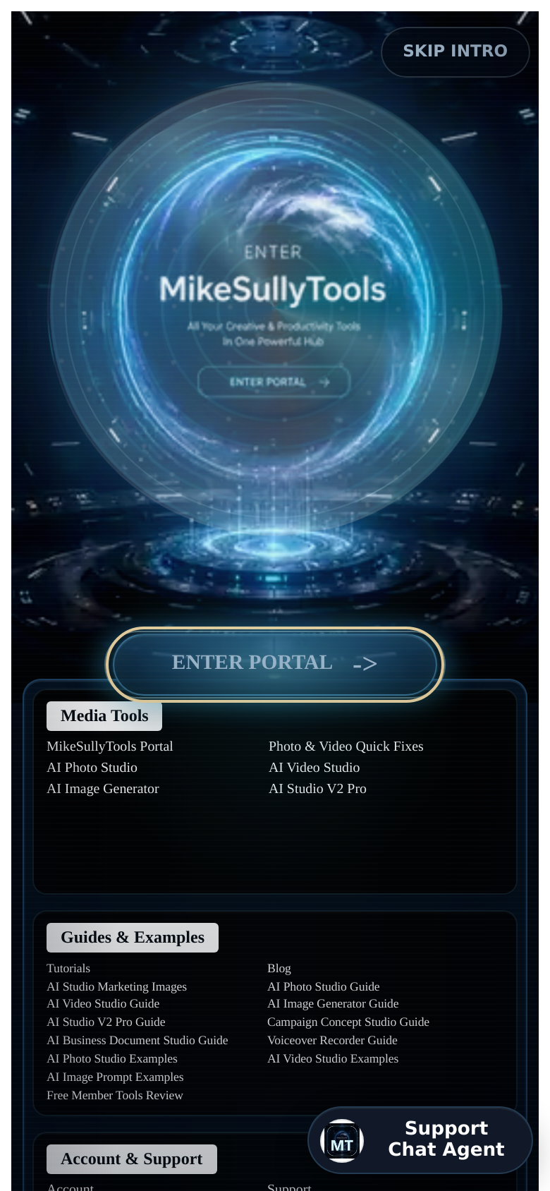Homepage / Lander