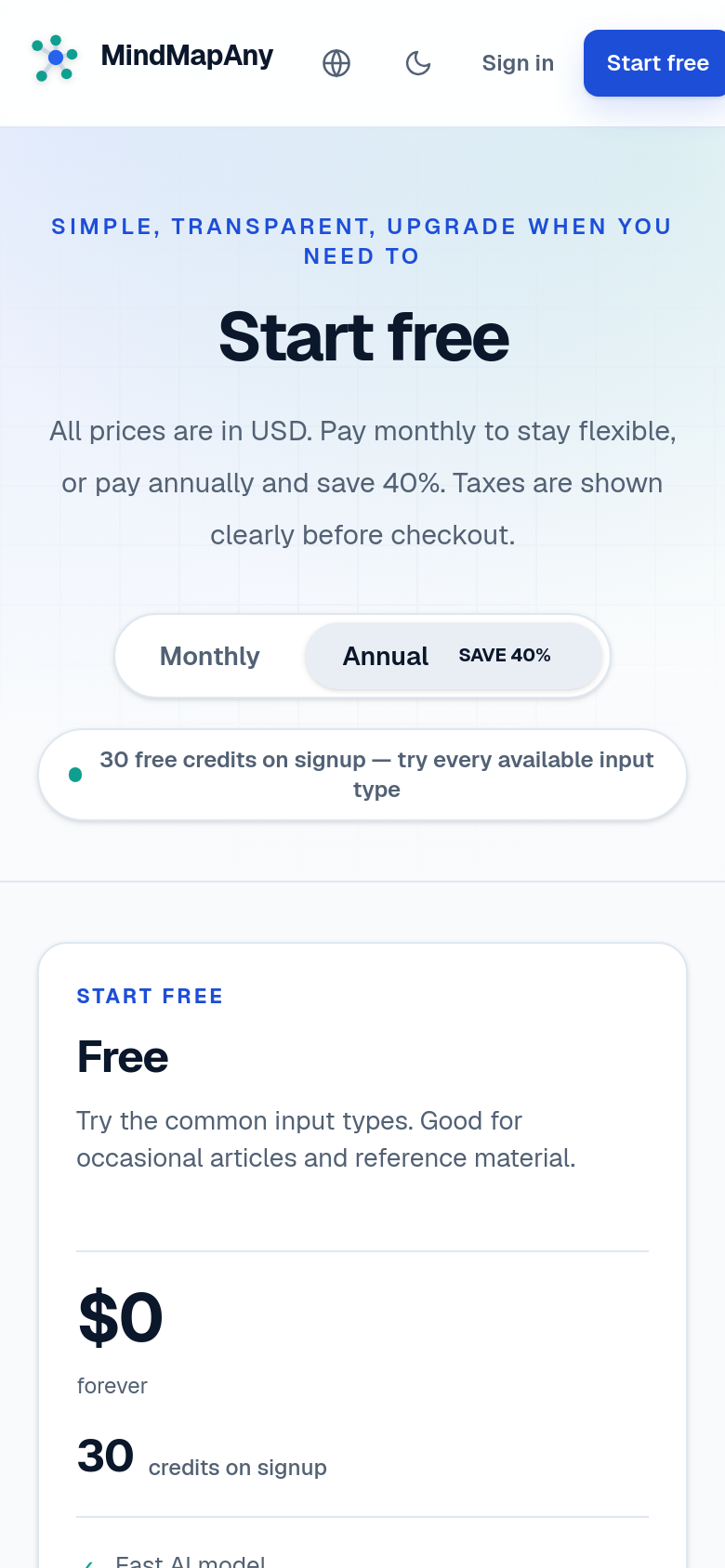 Pricing