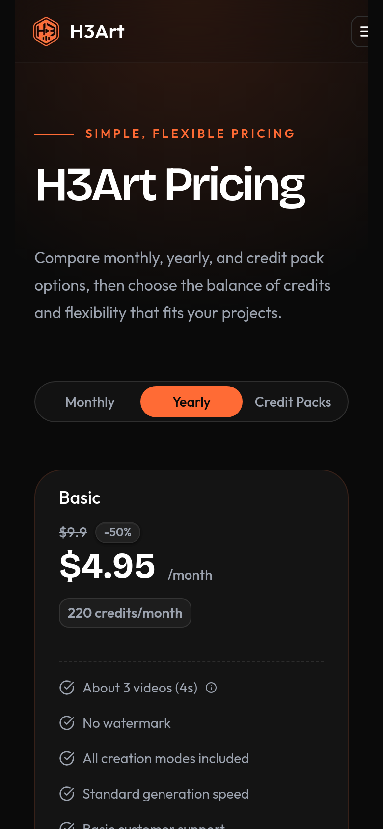 Pricing