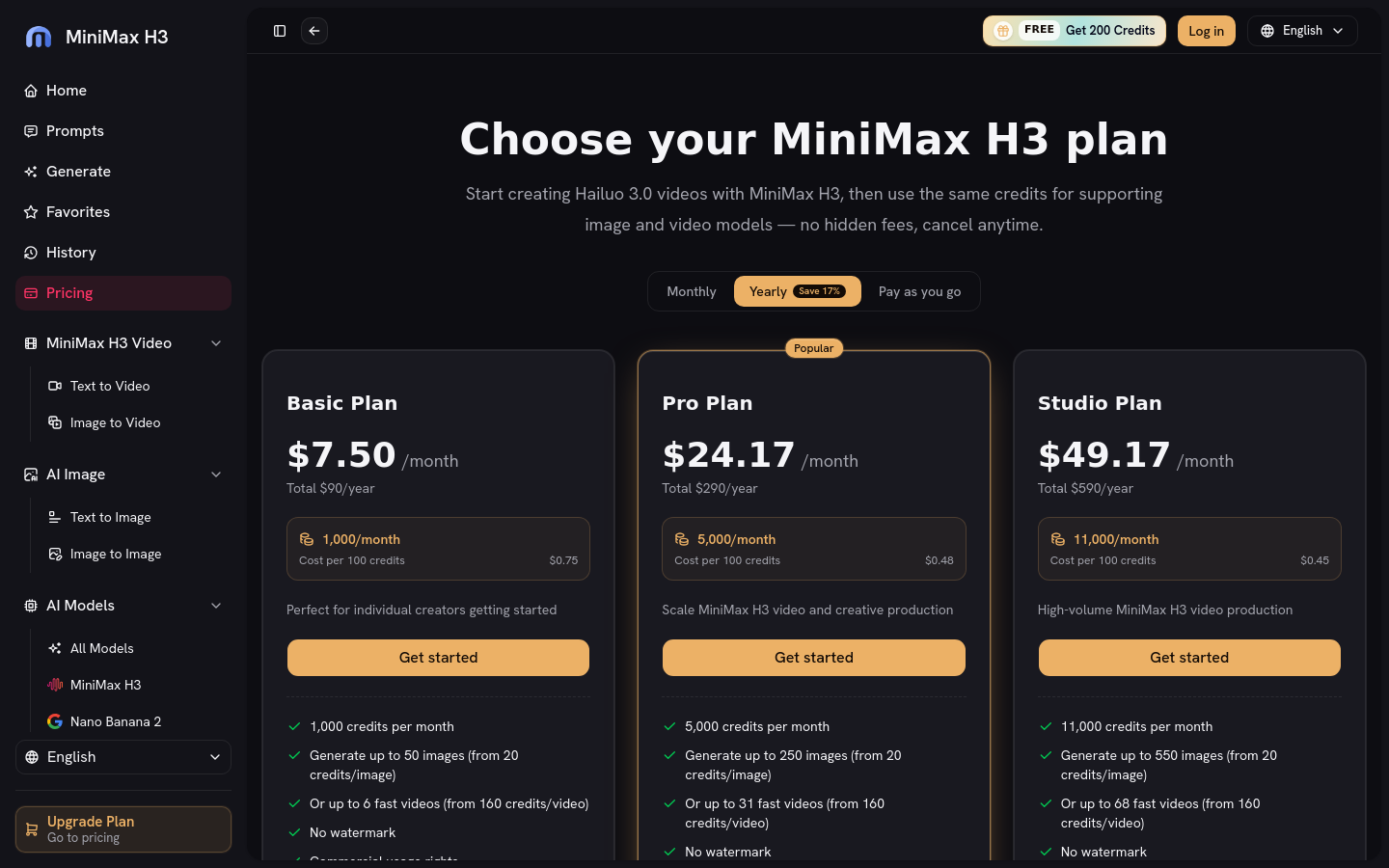 Pricing
