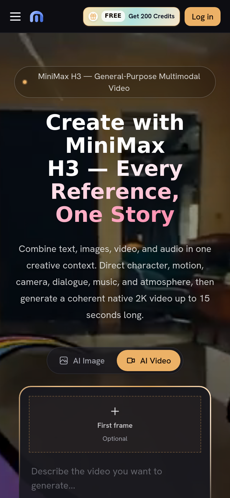 Homepage / Lander