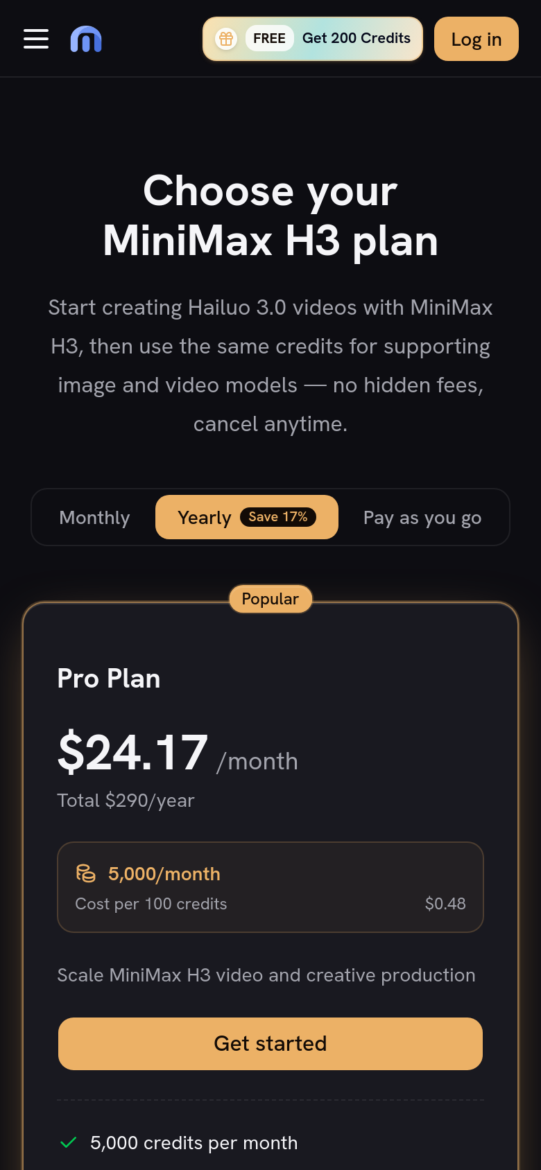 Pricing