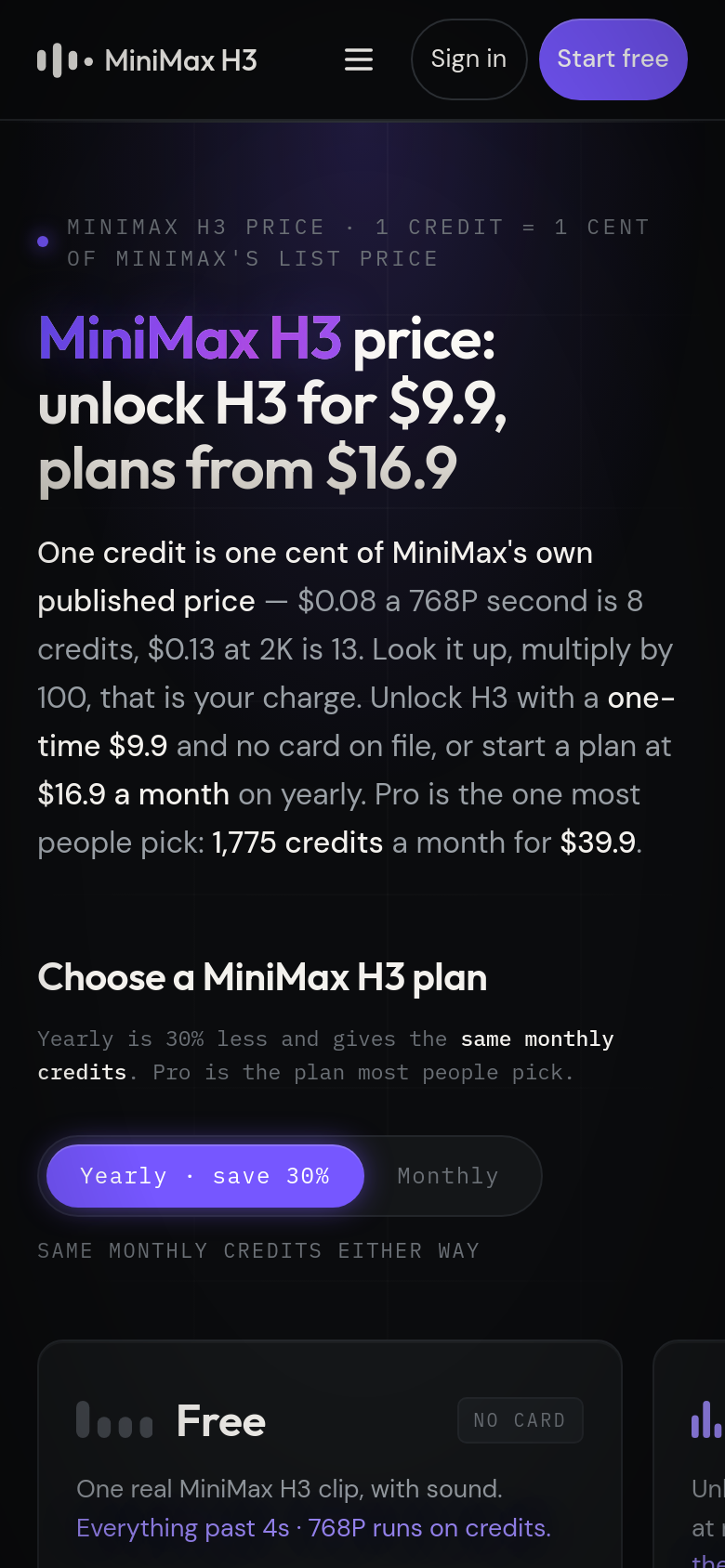Pricing