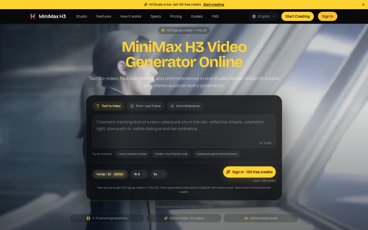 Captured Homepage / Lander