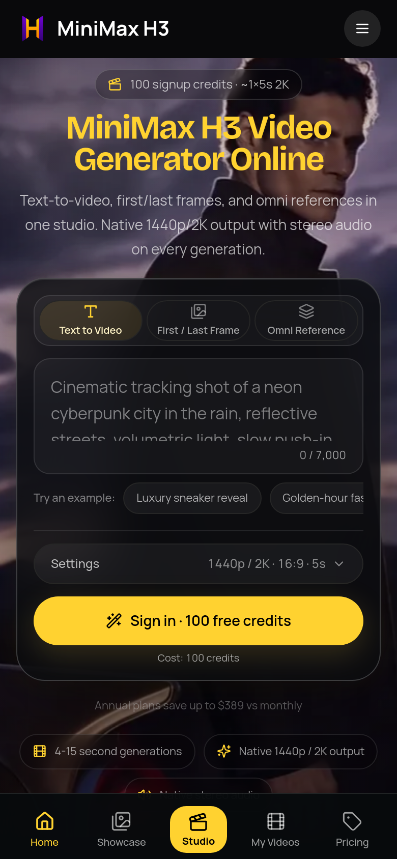 Homepage / Lander