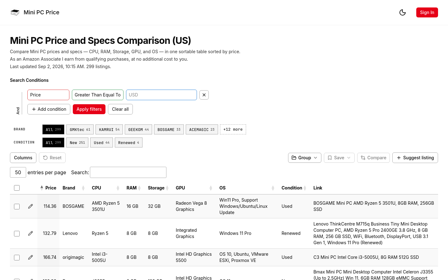 Captured Homepage / Lander