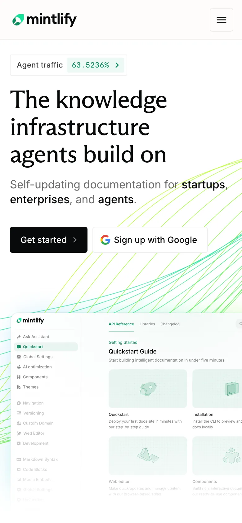 Homepage / Lander