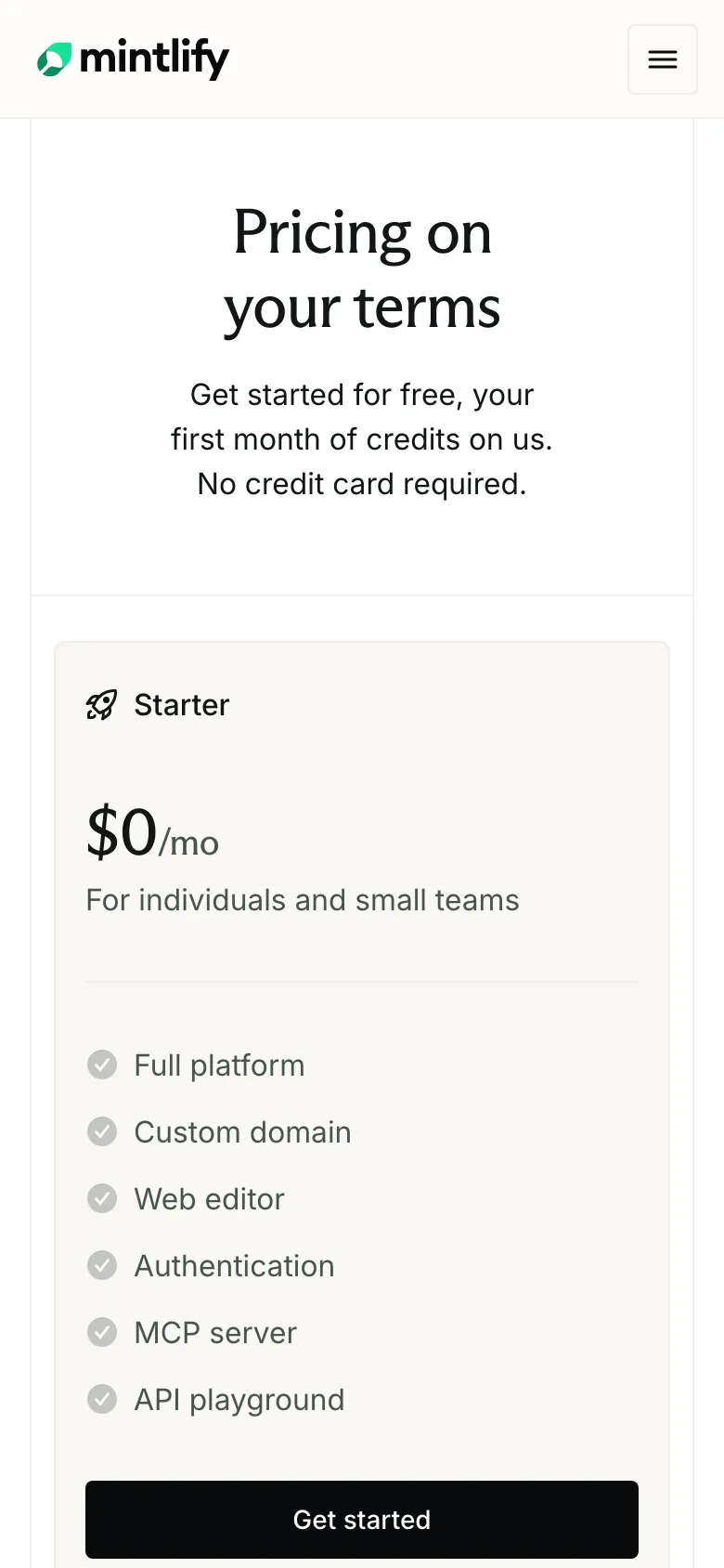 Pricing