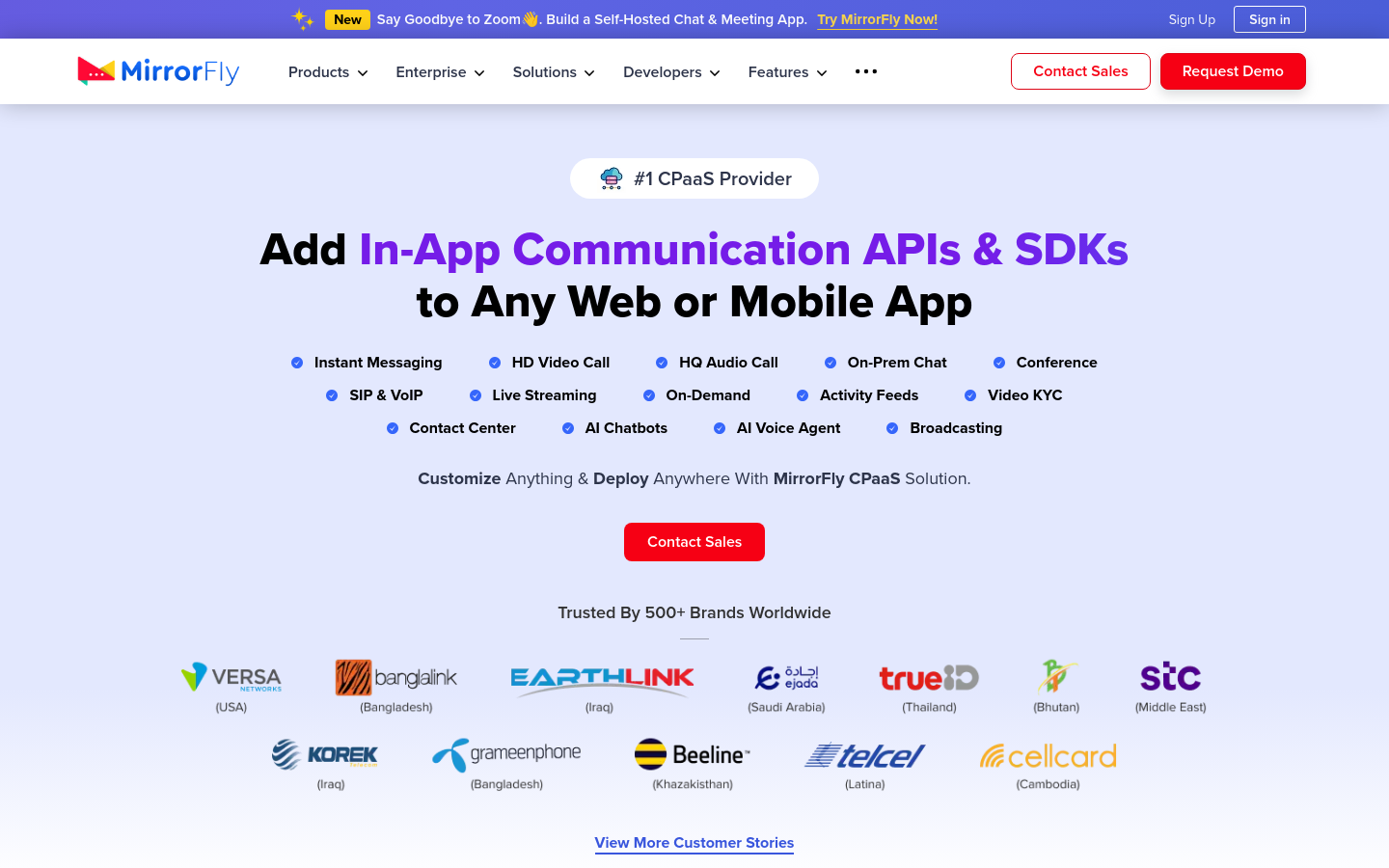 Captured Homepage / Lander