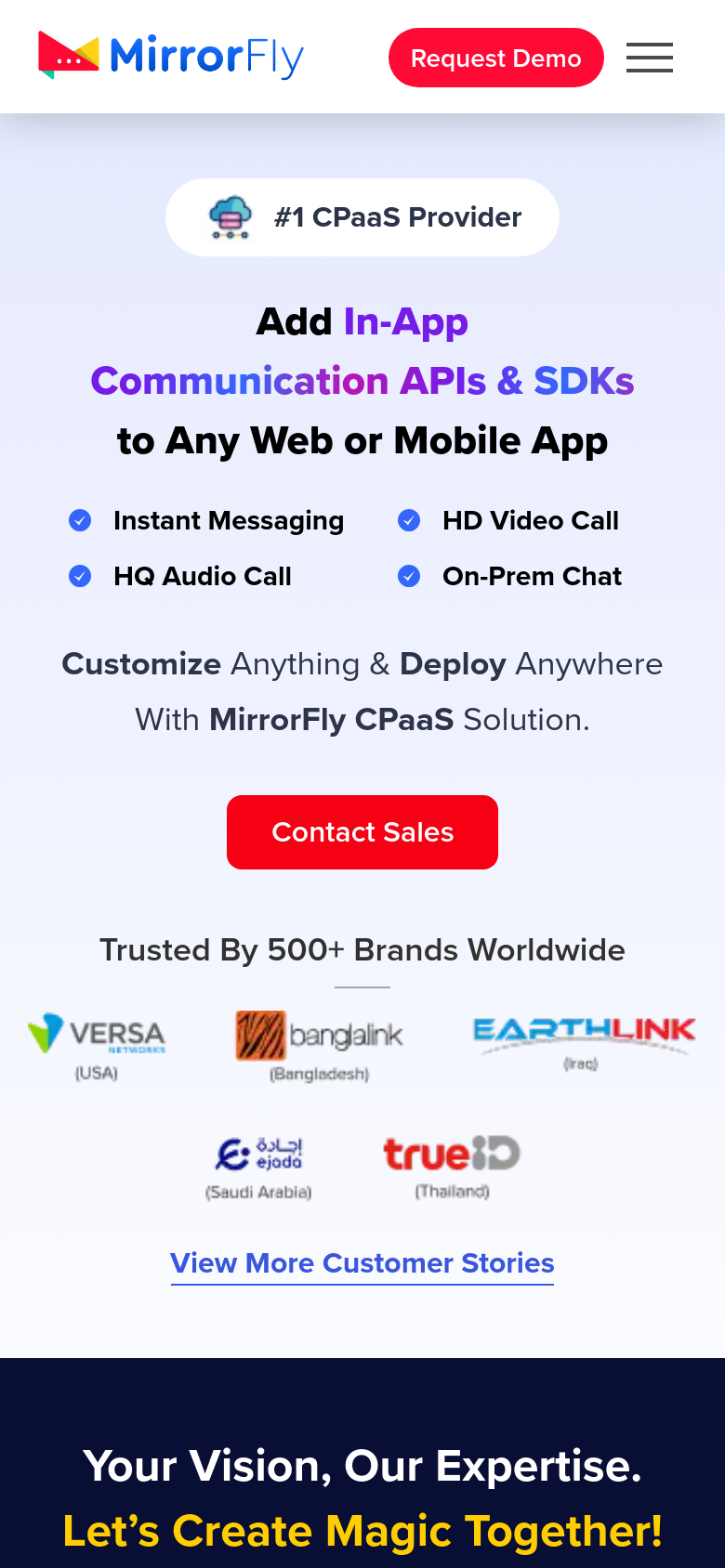 Homepage / Lander