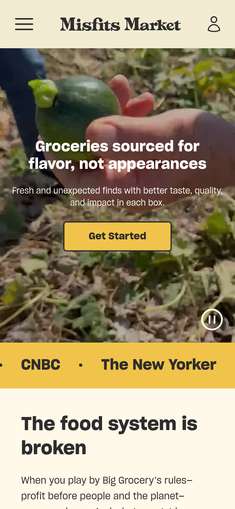 Homepage / Lander