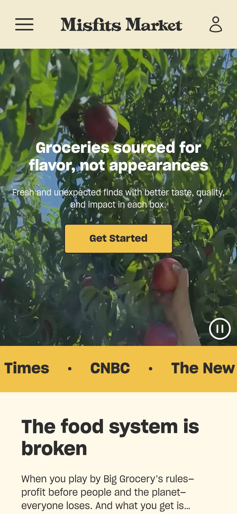 Homepage / Lander