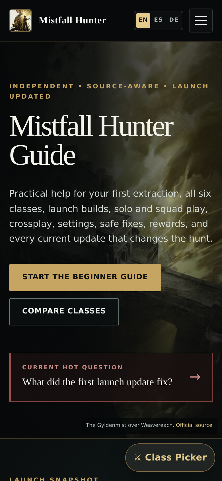Homepage / Lander