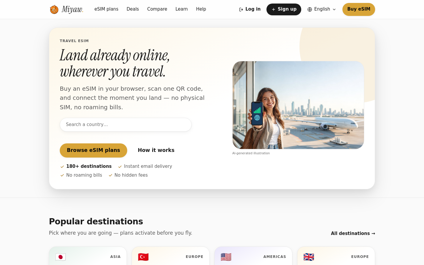 Captured Homepage / Lander