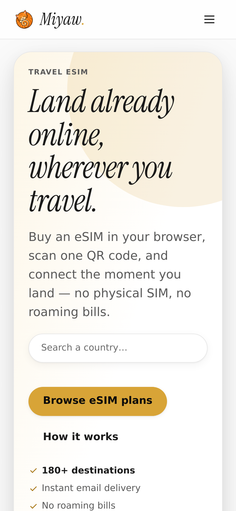 Homepage / Lander