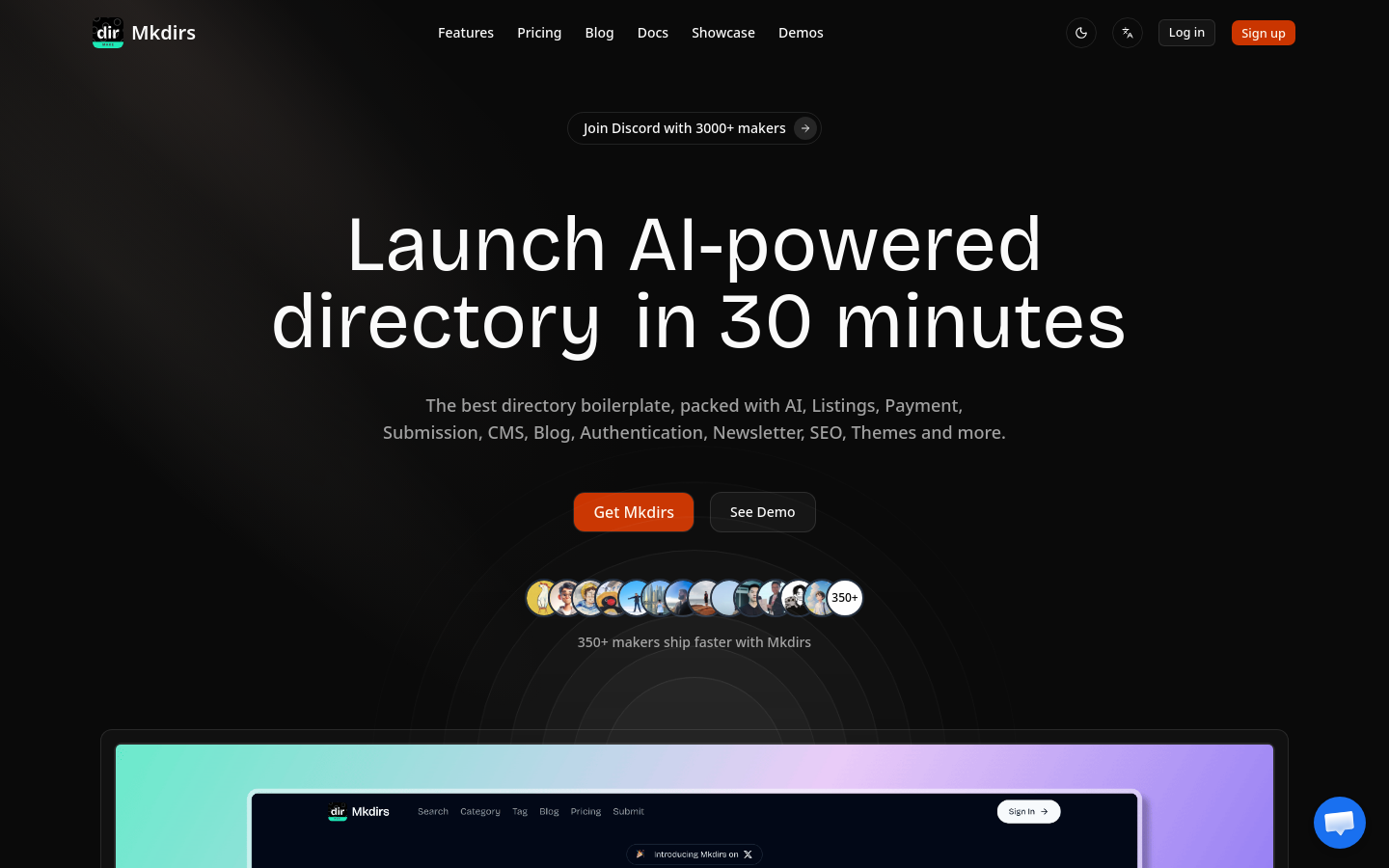 Captured Homepage / Lander