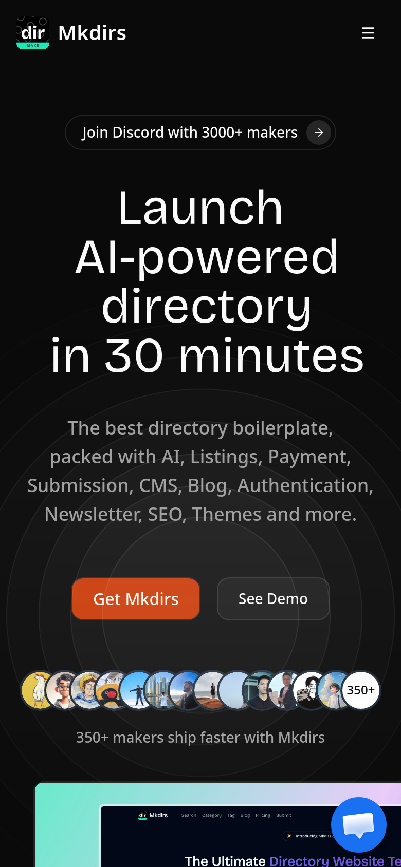 Homepage / Lander