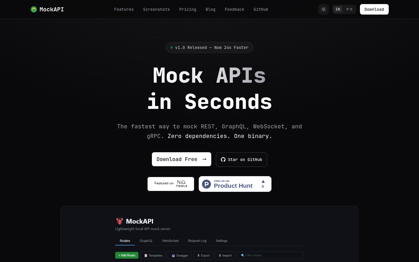 Captured Homepage / Lander
