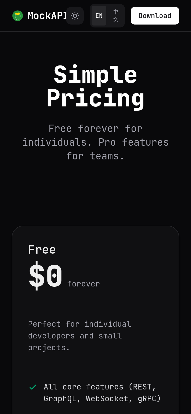 Pricing