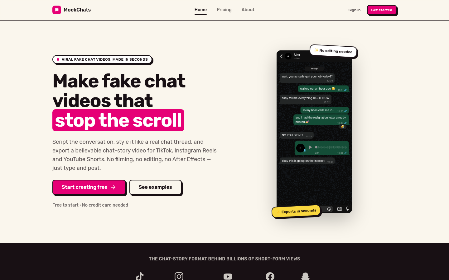 Captured Homepage / Lander