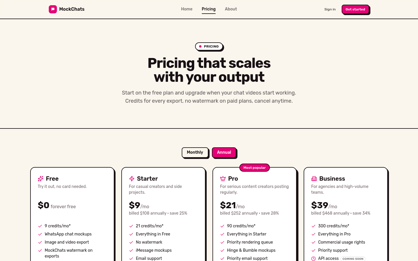 Pricing