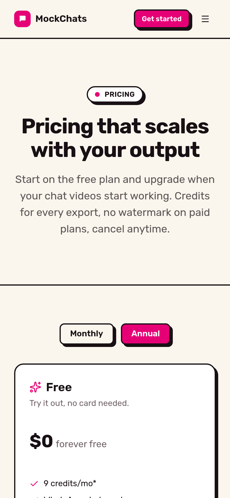 Pricing
