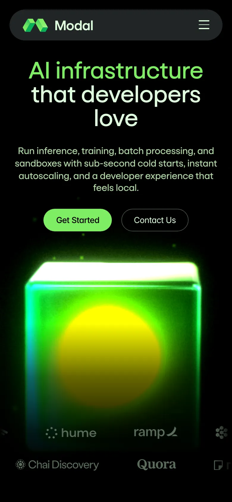 Homepage / Lander