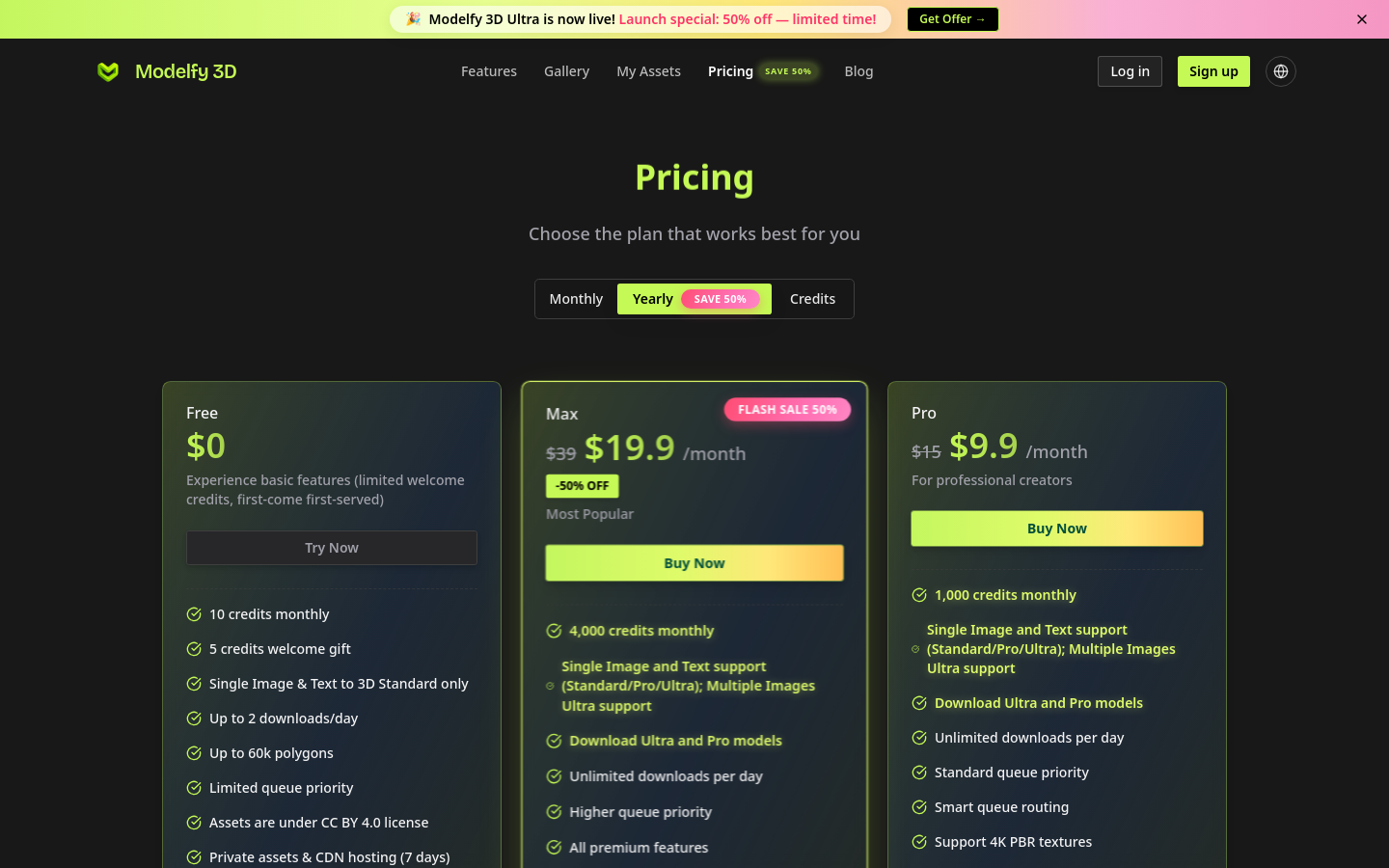 Pricing