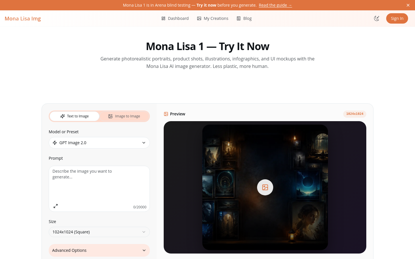 Captured Homepage / Lander