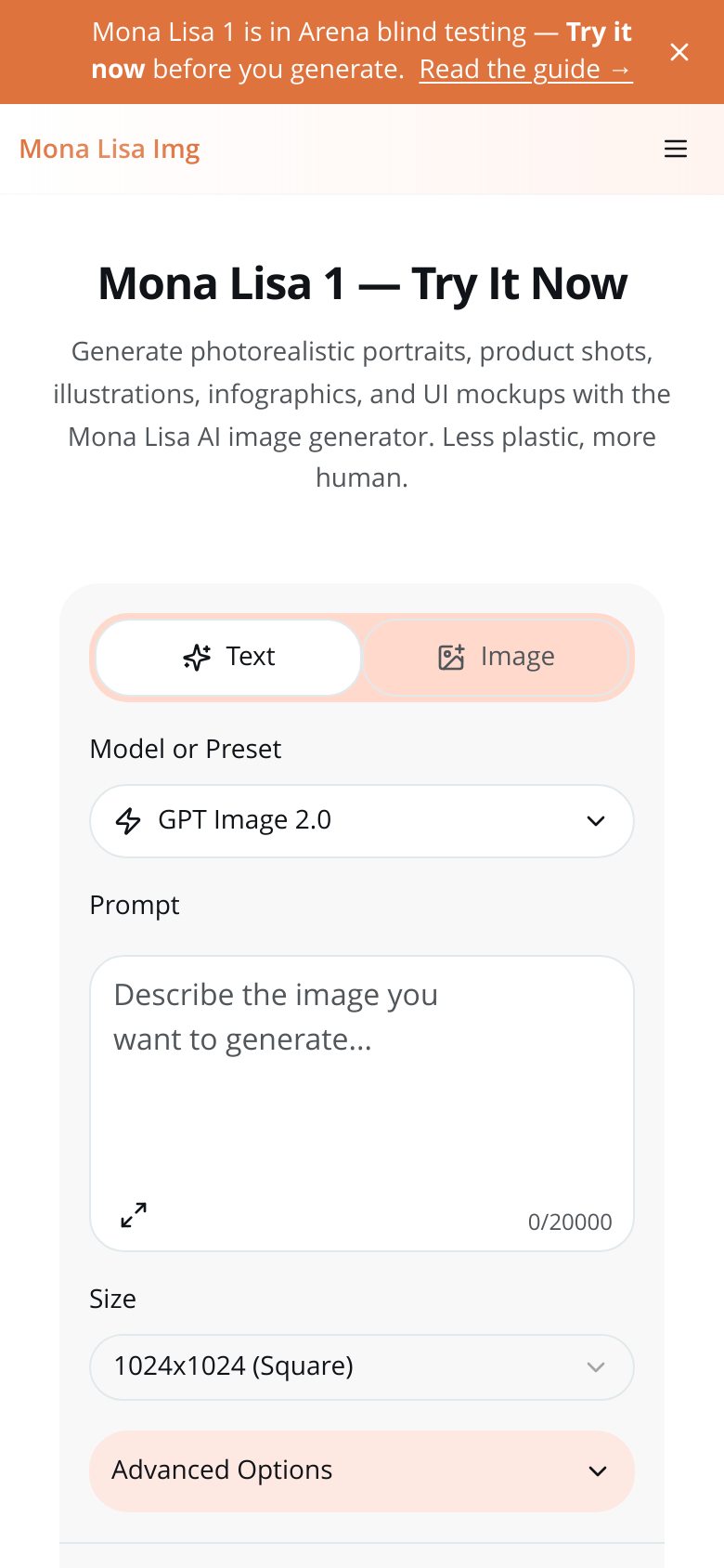 Homepage / Lander
