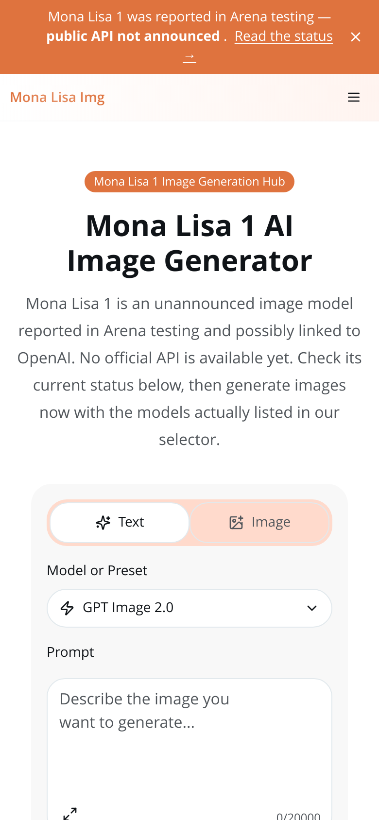 Homepage / Lander