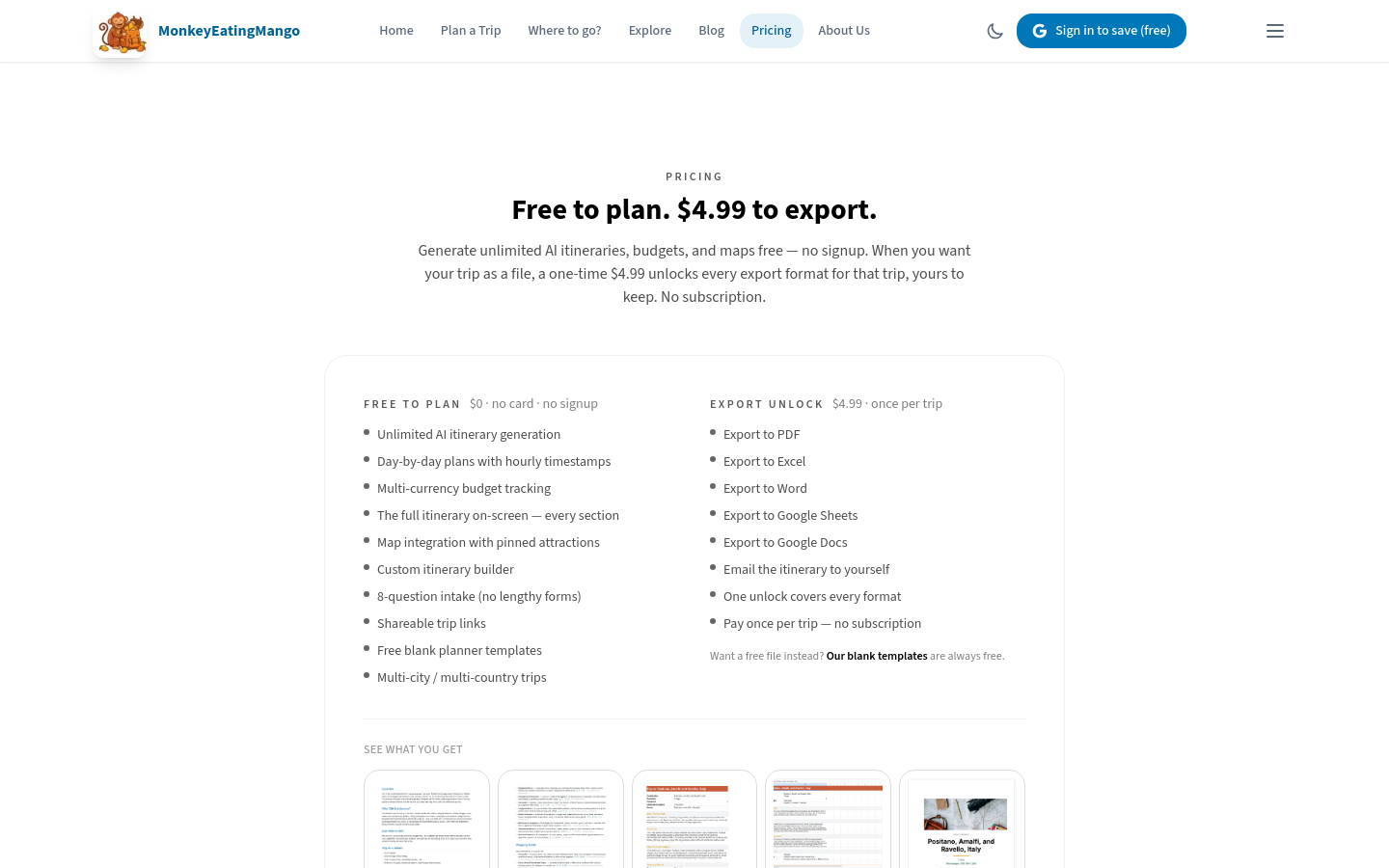 Pricing