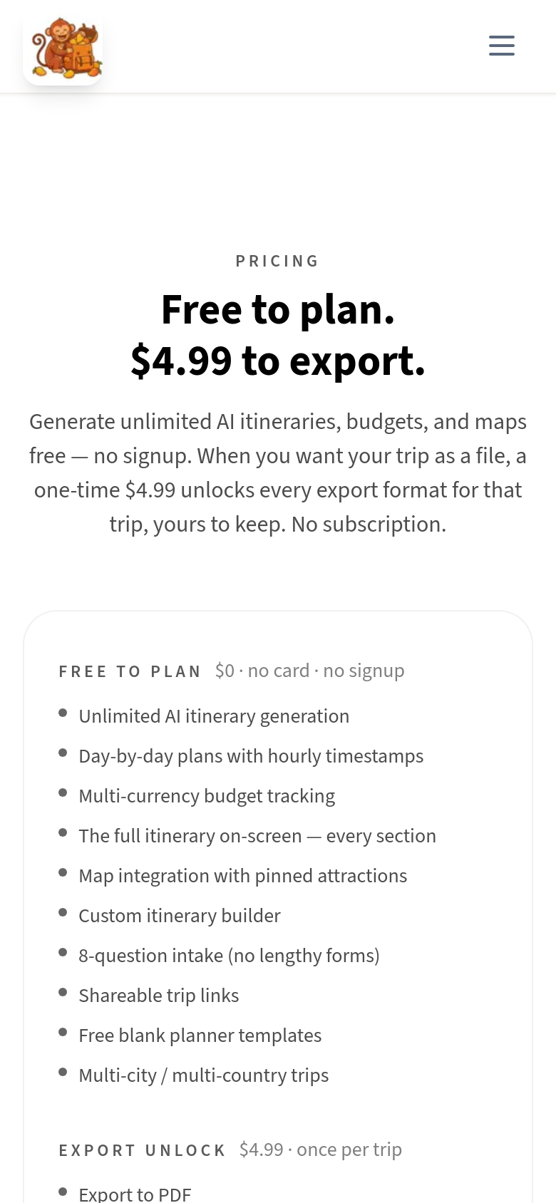 Pricing