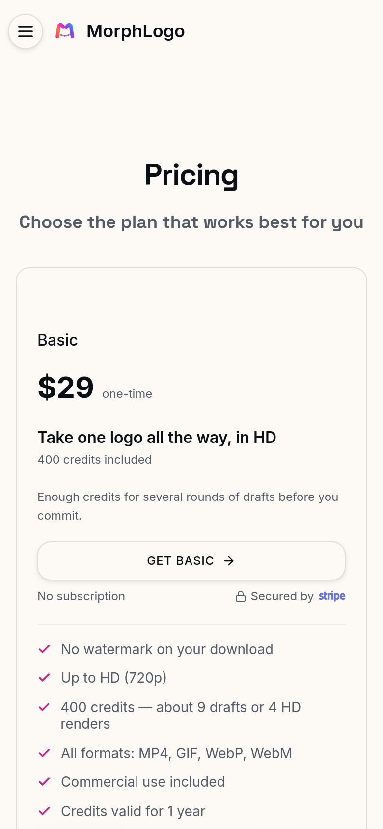 Pricing