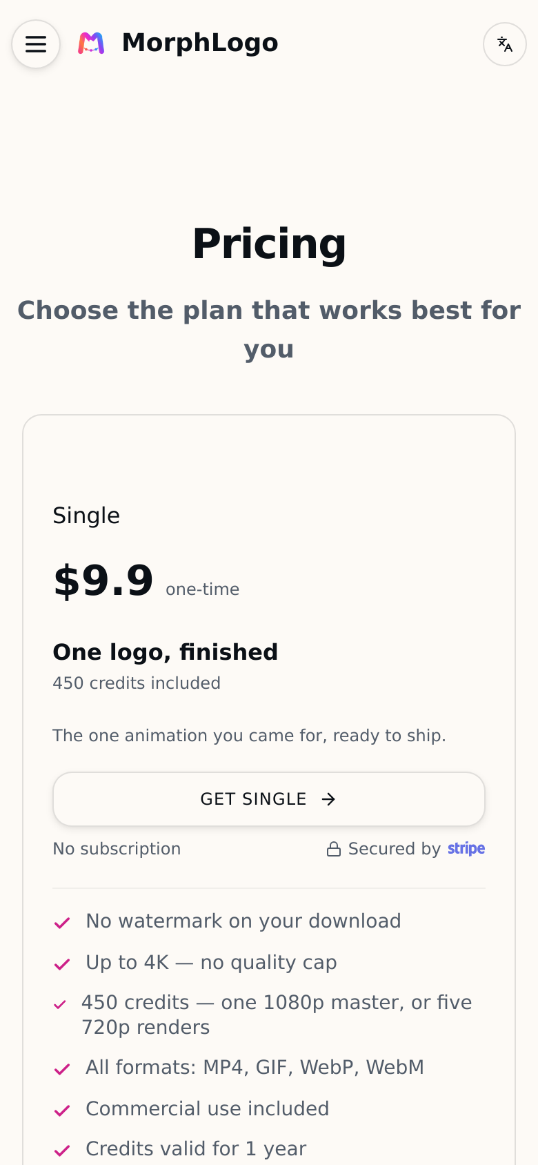 Pricing