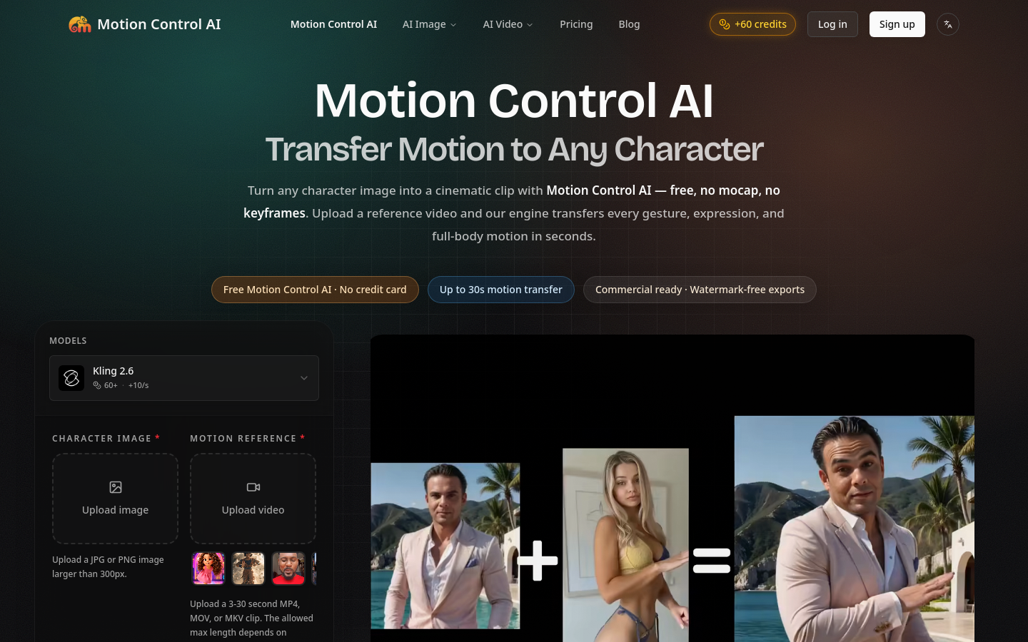 Captured Homepage / Lander