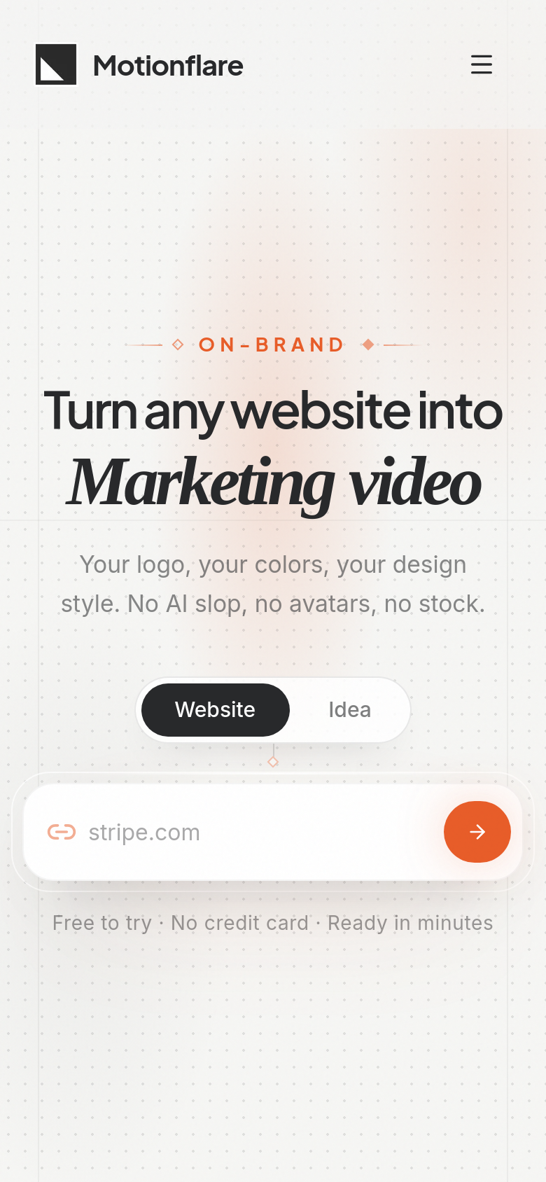 Homepage / Lander