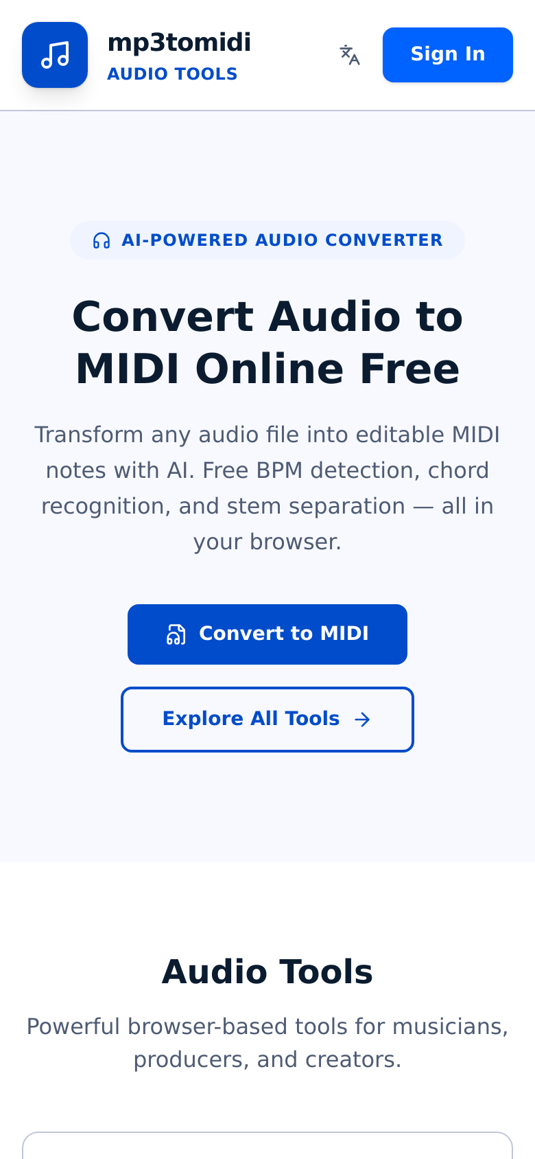 Homepage / Lander