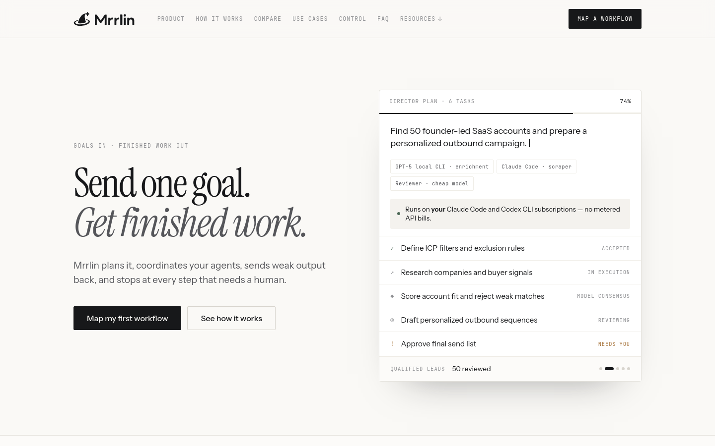 Captured Homepage / Lander