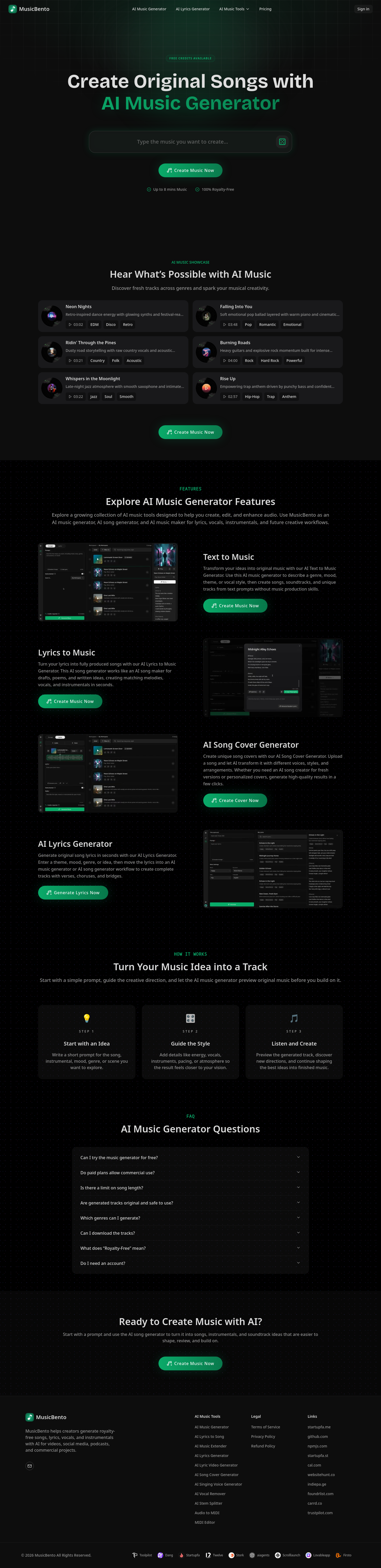 musicbento.com — 