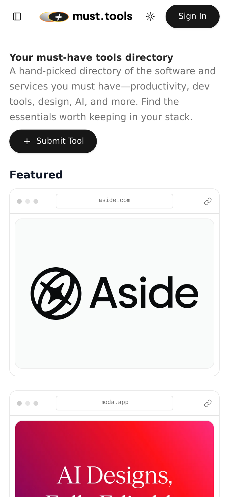 Homepage / Lander