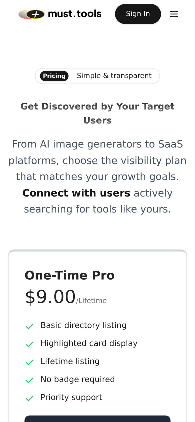 Pricing