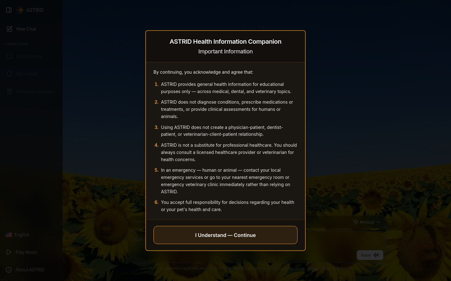 Captured Homepage / Lander