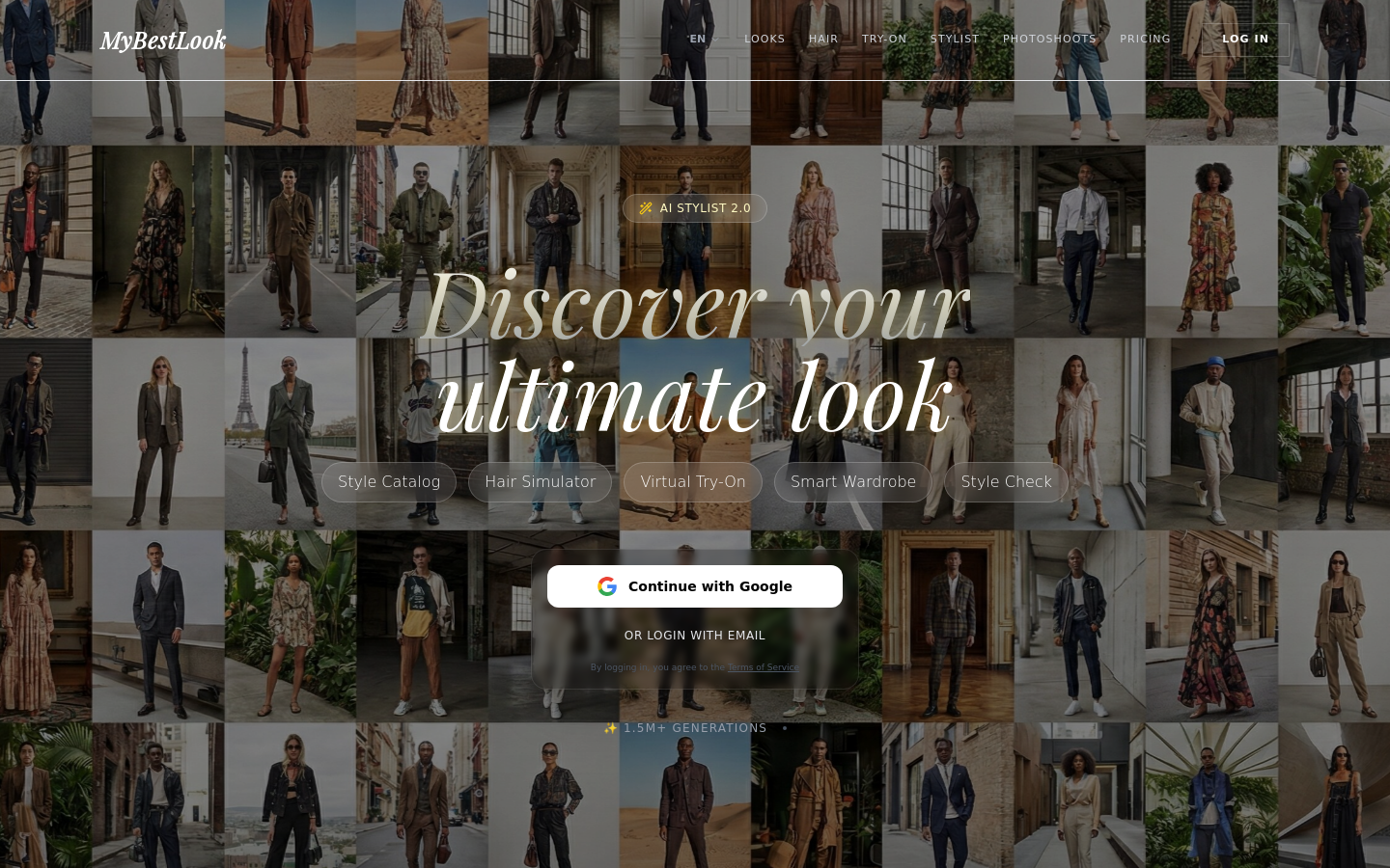 Captured Homepage / Lander