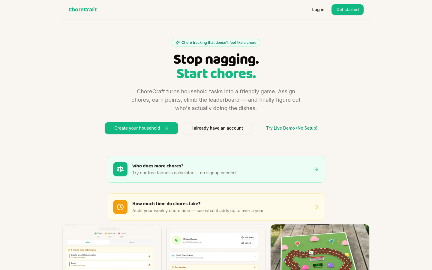 Captured Homepage / Lander