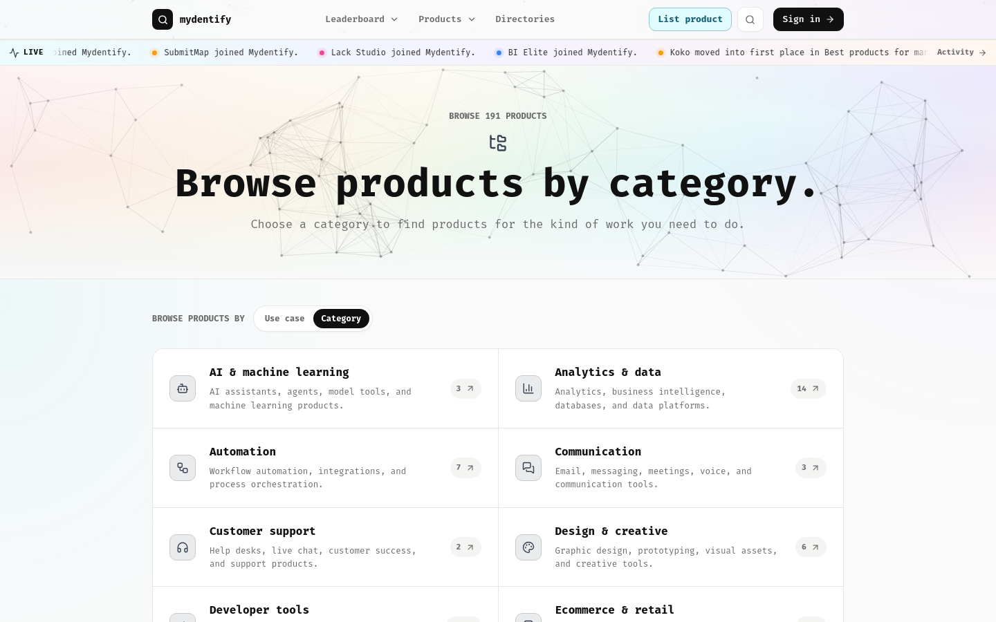 Product Categories