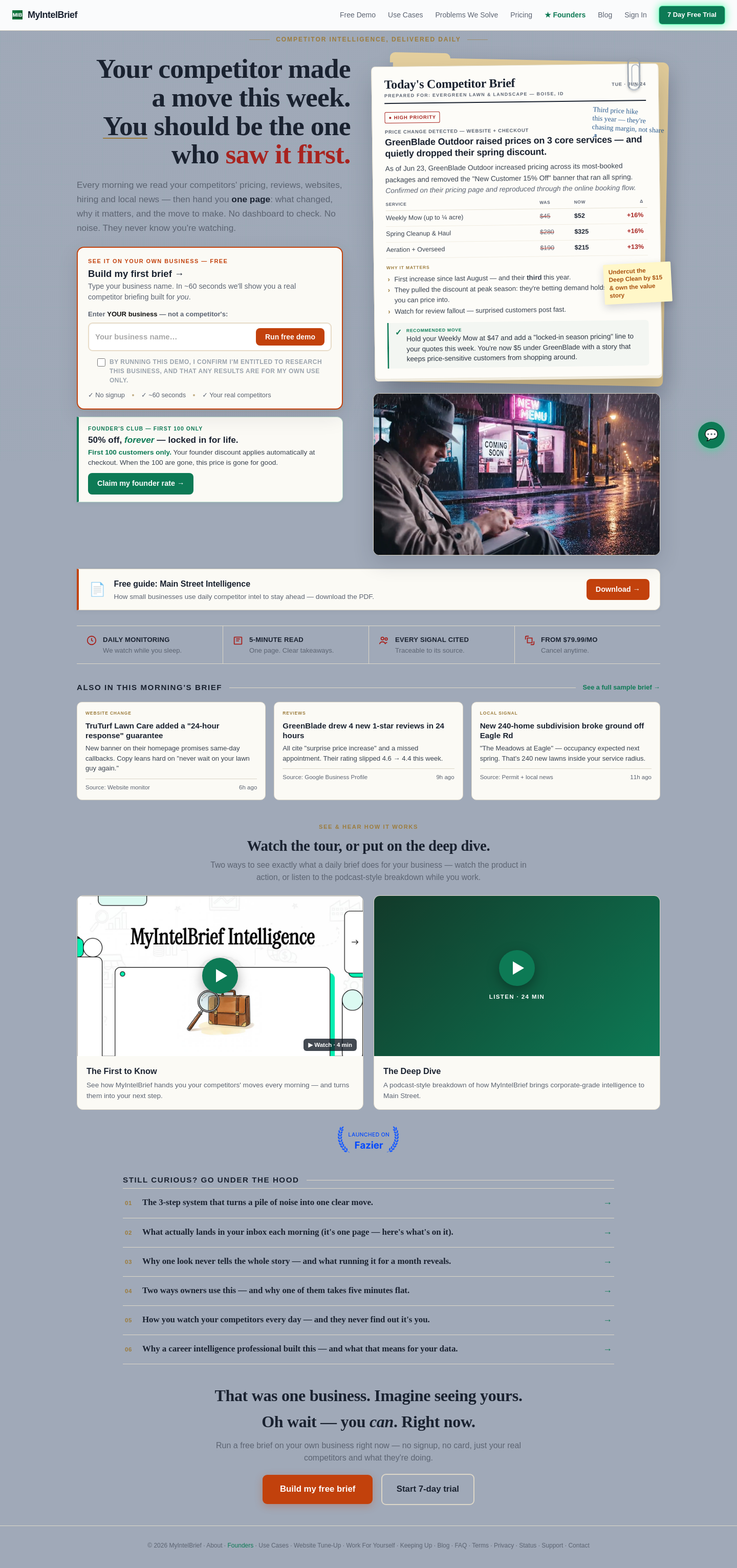 myintelbrief.com section