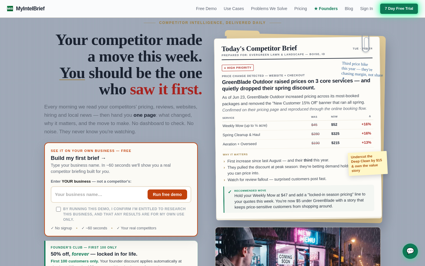 myintelbrief.com section